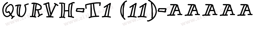 QURVH-T1 (11)字体转换